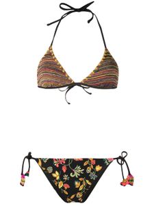 Anjuna floral print bikini - Black