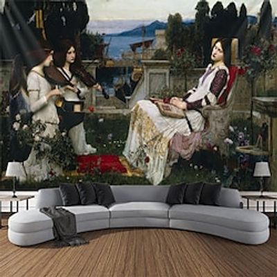 Neoclassicism Religious Art Hanging Tapestry Wall Art Large Tapestry Mural Decor Photograph Backdrop Blanket Curtain Home Bedroom Living Room Decoration Pre-Raphaelite Saint Cecilia Lightinthebox Neoclassicism Religious Art Hanging Tapestry Wall Art Large Tapestry Mural Decor Photograph Backdrop Blanket Curtain Home Bedroom Living Room Decoration Pre-Raphaelite Saint Cecilia Lightinthebox