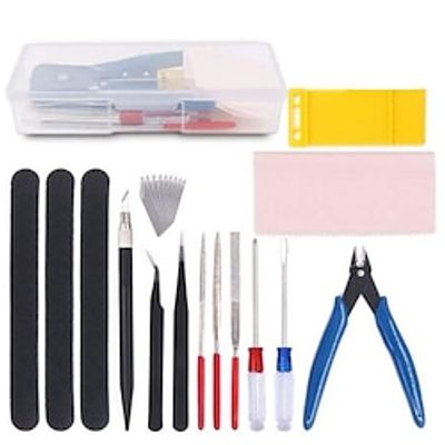 15pcs Model Tools DIY Model Assembly Auxiliary Tool Set Model Building Tool Kit. Lightinthebox