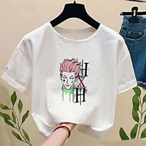 Inspired by Hunter X Hunter Cosplay Cosplay Costume T-shirt Polyester  Cotton Blend Print Harajuku Graphic Kawaii T-shirt For Women's  Men's Lightinthebox