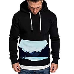 Men's Pullover Hoodie Sweatshirt Scenery Daily Sportswear Casual Hoodies Sweatshirts  1 2 3 Lightinthebox