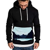 Men's Pullover Hoodie Sweatshirt Scenery Daily Sportswear Casual Hoodies Sweatshirts  1 2 3 Lightinthebox - thumbnail