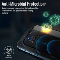 Promate Matte Privacy Screen Protector for iPhone 12, Premium Anti-Glare 9H Hardness Tempered Glass Protector with Touch Sensitivity, Scratch-Resistant, Shatter Protection and Anti-Microbial, APEX-I12 Promate Matte Privacy Screen Protector for iPhone 12, Premium Anti-Glare 9H Hardness Tempered Glass Protector with Touch Sensitivity, Scratch-Resistant, Shatter Protection and Anti-Microbial, APEX-I12