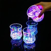 2/5/10pcs Light Up Cups Glow In The Dark Party Supplies Colorful LED Glowing Beer Cup For Party Birthday Christmas Disco miniinthebox - thumbnail