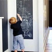 45x100cm Blackboard Stickers Removable Vinyl Draw Erasable Blackboard Learning Office Notice School Office Supplies miniinthebox - thumbnail