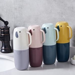 Toothbrush Cup, Portable Storage Holder, Outdoor Women Men Travel Cup miniinthebox