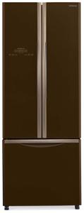 Hitachi 550L French Bottom Freezer Refrigerator, RWB550PUK2GBW, Glass Brown