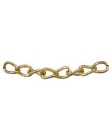 Homesmiths Brass Plated Chain Per Foot 2.5mm