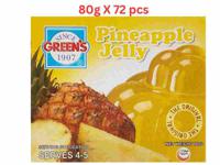 Green's Jelly Pineapple (Pack Of 6 X 12 X 80g)