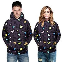 Men's Pullover Hoodie Sweatshirt Graphic Graphic Prints Print Hooded Sports  Outdoor Daily 3D Print Casual Hoodies Sweatshirts  Long Sleeve Purple miniinthebox - thumbnail
