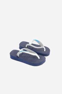 Baby Boys Top Mix Slippers  Navy Blue/Steel Grey