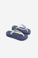 Baby Boys Top Mix Slippers  Navy Blue/Steel Grey - thumbnail