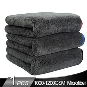 Car Wash 1200GSM Car Detailing Microfiber Towel Car Cleaning Drying Cloth Thick Car Washing Rag for Cars Kitchen Car Care Cloth Lightinthebox