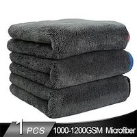 Car Wash 1200GSM Car Detailing Microfiber Towel Car Cleaning Drying Cloth Thick Car Washing Rag for Cars Kitchen Car Care Cloth Lightinthebox - thumbnail