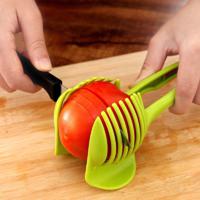 Plastic Potato Slicers Tomato Cutter Shredders Fruit Vegetable Tools Onion Lemon Cutting Holder Kitchen Gadgets Cooking Tools