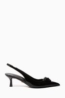 La Medusa 55 Slingback Pumps in Naplak Leather La Medusa 55 Slingback Pumps in Naplak Leather