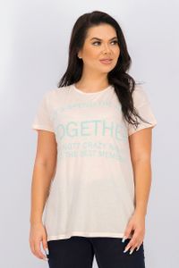 Womens Together Top  Peach