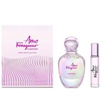 Salvatore Ferragamo Amo Ferragamo Flowerful (W) Edt 100ml + Edt 10ml Travel Set