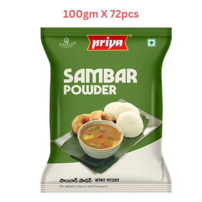 Priya Sambar Powder 100G (Pack of 72)