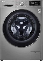 LG 10 Kg Front Load Washing Machine 1400 RPM, Silver - F4V5RYP2T