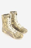 Womens Eskiva Hi Sneakers Metallic Gold Womens Eskiva Hi Sneakers Metallic Gold
