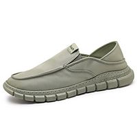 Men's Loafers  Slip-Ons Classic Chinoiserie Beach Daily Elastic Fabric Non-slipping Wear Proof Green Black Beige Spring miniinthebox - thumbnail