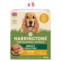 Harringtons Turkey Adult Wet Dog Food 400g (Pack Of 5)