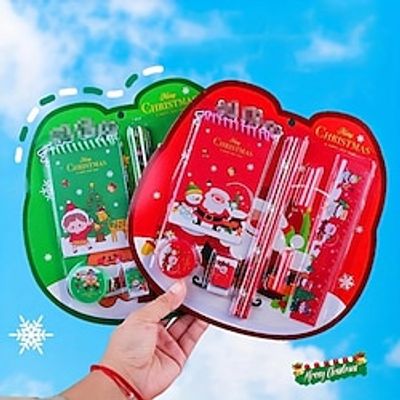 8pcsset Christmas Stationery Set Christmas Small Gift Cartoon Student Learning Supplies Including, Pencils, Erasers, Rulers, Pencil Sharpeners, Notebooks Etc Lightinthebox 8pcsset Christmas Stationery Set Christmas Small Gift Cartoon Student Learning Supplies Including, Pencils, Erasers, Rulers, Pencil Sharpeners, Notebooks Etc Lightinthebox