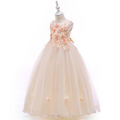 Princess Cosplay Costume Costume Girls' Movie Cosplay Christmas New Year's Golden Red Blue Dress Christmas Halloween Children's Day Polyester  Cotton Lightinthebox