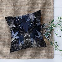 Double Side Cushion Cover 1PC Soft Decorative Square Throw Pillow Cover Cushion Case Pillowcase for Sofa Bedroom Superior Quality Machine Washable miniinthebox - thumbnail