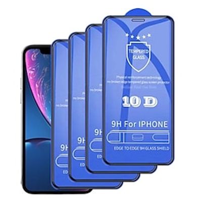 4Pcs Screen Protectors for IPhone 13 12 Pro Max XS X XR 11 Tempered Glass Film 10D Protective Glass Lightinthebox