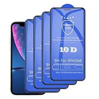 4Pcs Screen Protectors for IPhone 13 12 Pro Max XS X XR 11 Tempered Glass Film 10D Protective Glass Lightinthebox - thumbnail
