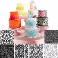 6pcs Manly Texture Sheet Set Tyre Texture Sugar Craft Decoration Cookie Cupcake Fondant Cake Mold