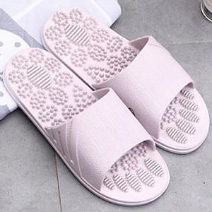 2021 summer candy color massage home slippers bathroom indoor slippers men and women plastic couple slippers Lightinthebox