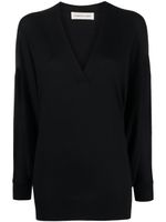 Lamberto Losani V-neck jumper - Black