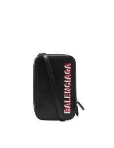 Leather Small Logo Shoulder Bag