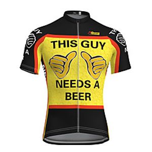 21Grams Women's Short Sleeve Cycling Jersey Summer RedBlack Black / Yellow RedBlue Oktoberfest Beer Bike Top Mountain Bike MTB Road Bike Cycling UV Resistant Quick Dry Moisture Wicking Sports miniinthebox