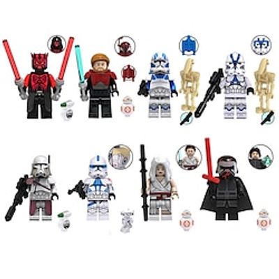 8 Pcs Science Fiction Series Commander Of Baccarat Ray Kellogg Assembles Figurine Building Blocks For Toys Lightinthebox