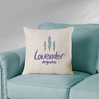 Letter Double Side Cushion Cover 1PC Soft Decorative Square Throw Pillow Cover Cushion Case Pillowcase for Bedroom Livingroom Superior Quality Machine Washable Outdoor Cushion for Sofa Couch Bed Chair Purple Lightinthebox - thumbnail