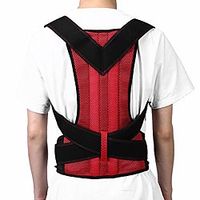 posture correction unisex adjustable posture corrector brace correction belt back spine support(xl) Lightinthebox - thumbnail