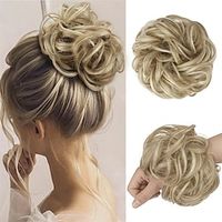 Messy Bun Hair Piece Curly Wavy Large Hair Bun Scrunchies Extensions Light Ash Brown  Bleach Blonde Synthetic Tousled Updo Hairpieces for Women Girls Lightinthebox Messy Bun Hair Piece Curly Wavy Large Hair Bun Scrunchies Extensions Light Ash Brown  Bleach Blonde Synthetic Tousled Updo Hairpieces for Women Girls Lightinthebox