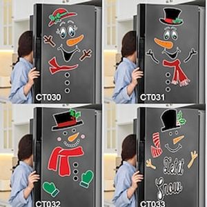 Magnetic Sticker Refrigerator Sticker Decoration Pvc Wall Sticker Christmas Decoration miniinthebox