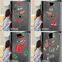 Magnetic Sticker Refrigerator Sticker Decoration Pvc Wall Sticker Christmas Decoration miniinthebox - thumbnail