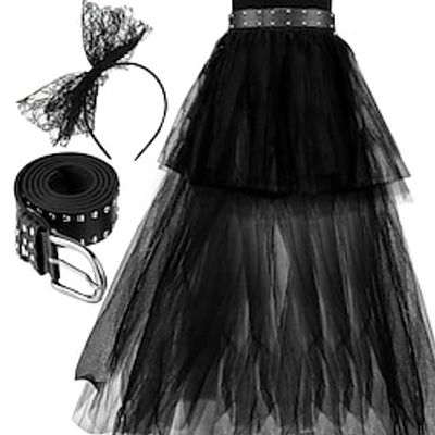 Retro Vintage 1980s Skirt Outfits Women's Cosplay Costume Halloween Party  Evening Festival Skirts Lightinthebox