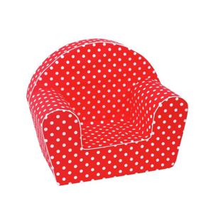 Delsit Arm Chair Red With White Spots