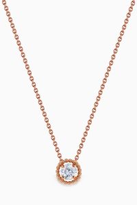 Salasil Necklace with Diamond in 18kt Rose Gold, Small