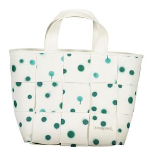 Desigual White Polyethylene Handbag - DE-28956