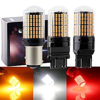 4pcs 2pcs 22 W Reversing lights Direction Indicator Lamp 2000 lm 1156 T20 144 LED Beads SMD 3014 Decoding White Red Yellow  12-24 V Lightinthebox - thumbnail