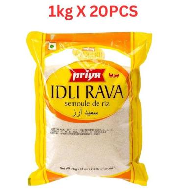 Priya Idli Rava 1kg Pack of 20