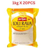 Priya Idli Rava 1kg Pack of 20